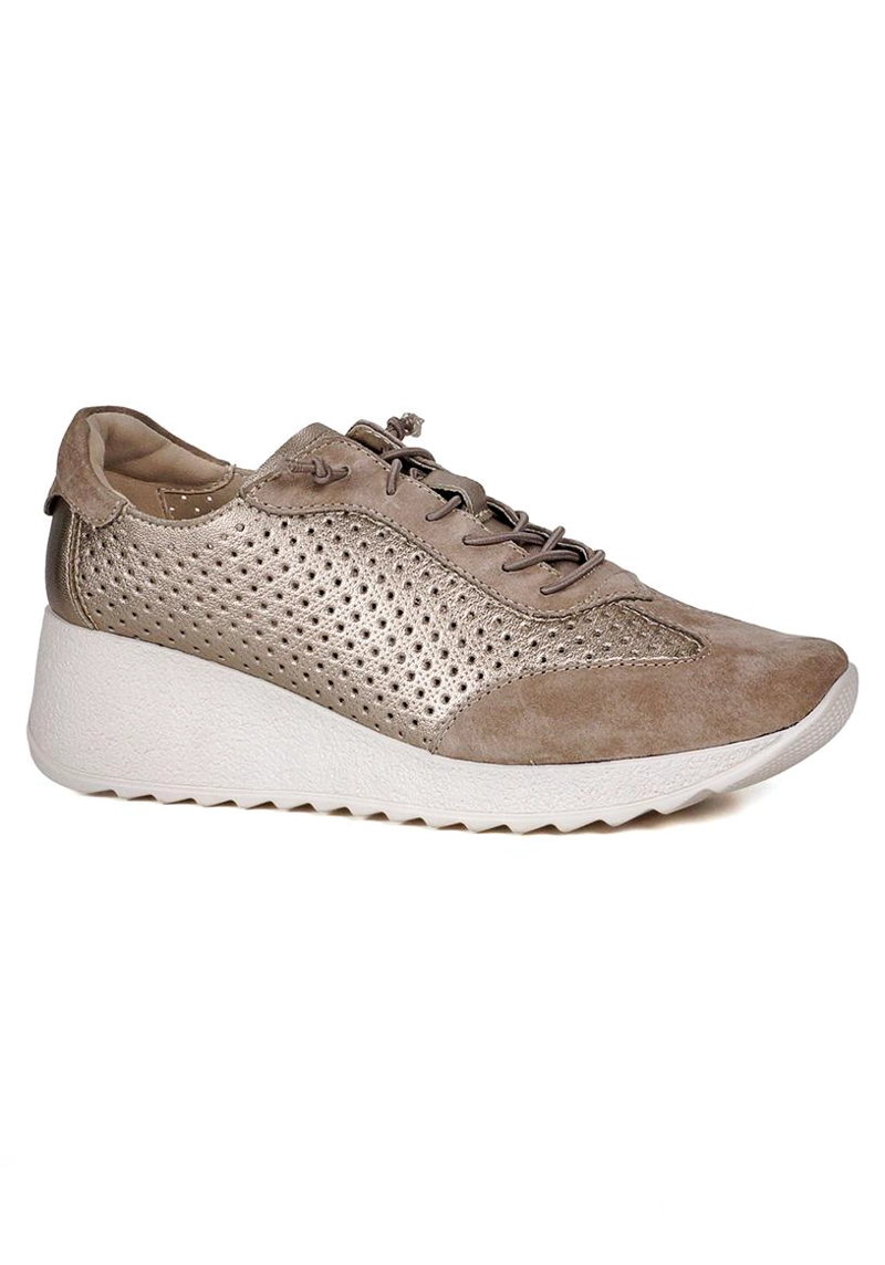 ZAPATILLA CUERO ZAMA BRONCE 39