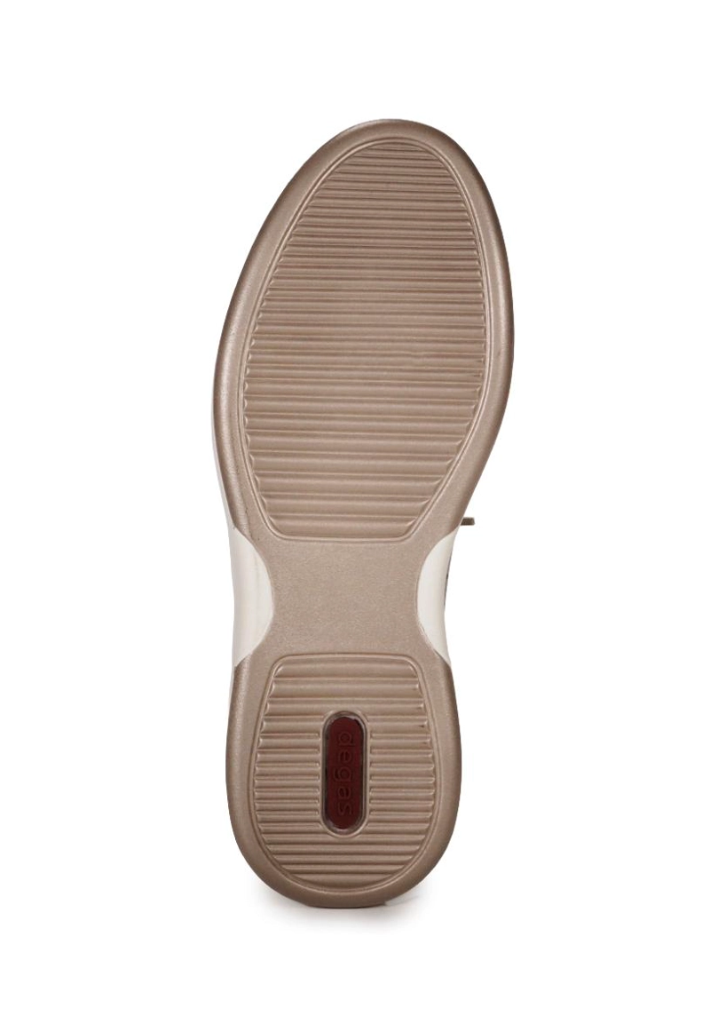 ZAPATILLA CUERO ISMA BRONCE - 5