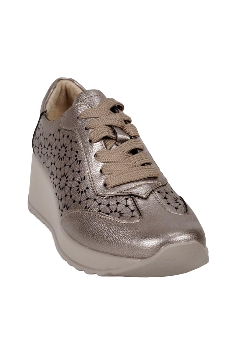 ZAPATILLA CUERO FELISA BRONCE - 3