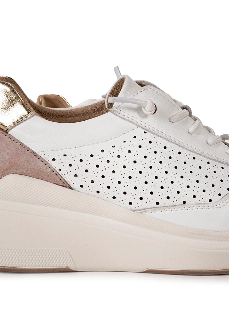 ZAPATILLA CUERO ISMA BLANCO - 4
