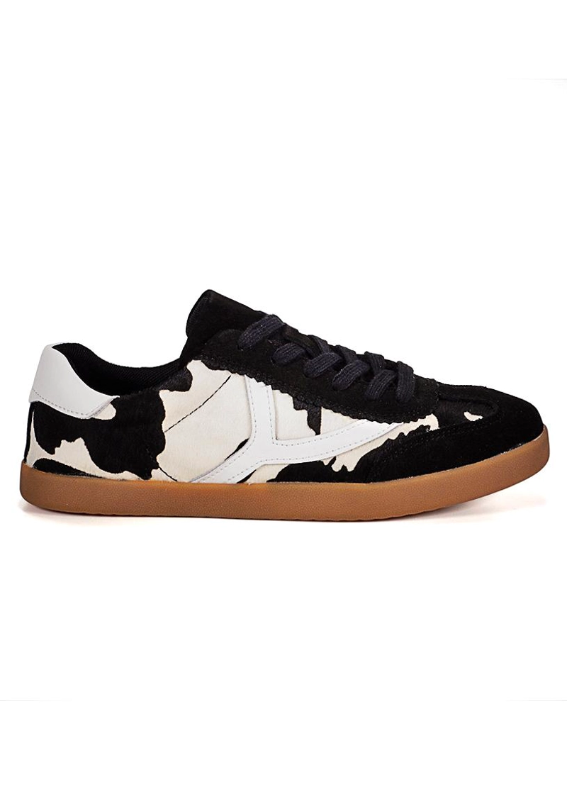 ZAPATILLA CUERO URBANA JULIANA NEGRA - 1