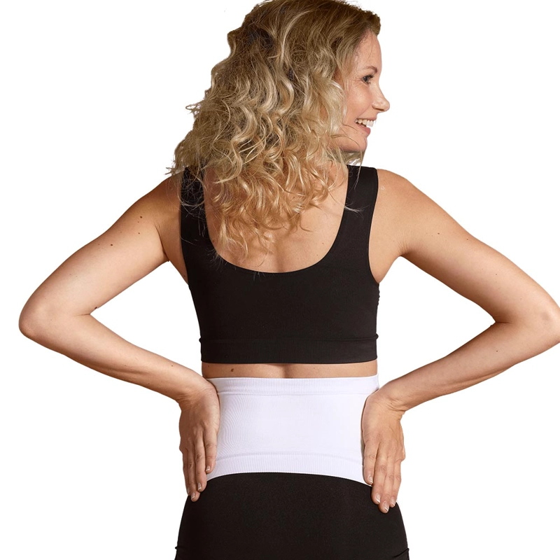 FAJA MUJER CARRIWELL CW500 BANDA SOPORTE EMBARAZO BLANCO - 4