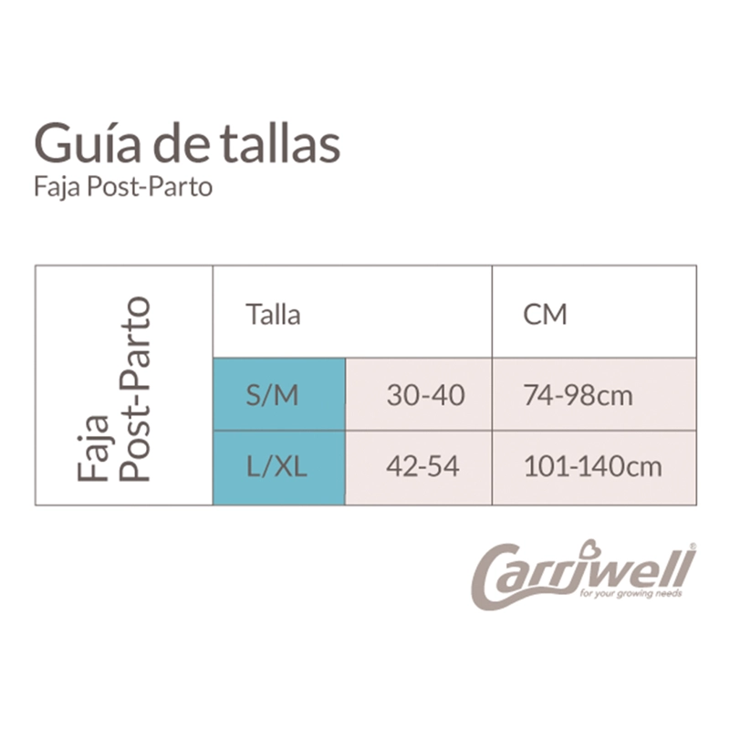 FAJA POST PARTO MUJER CARRIWELL CW18NE NEGRO - 3