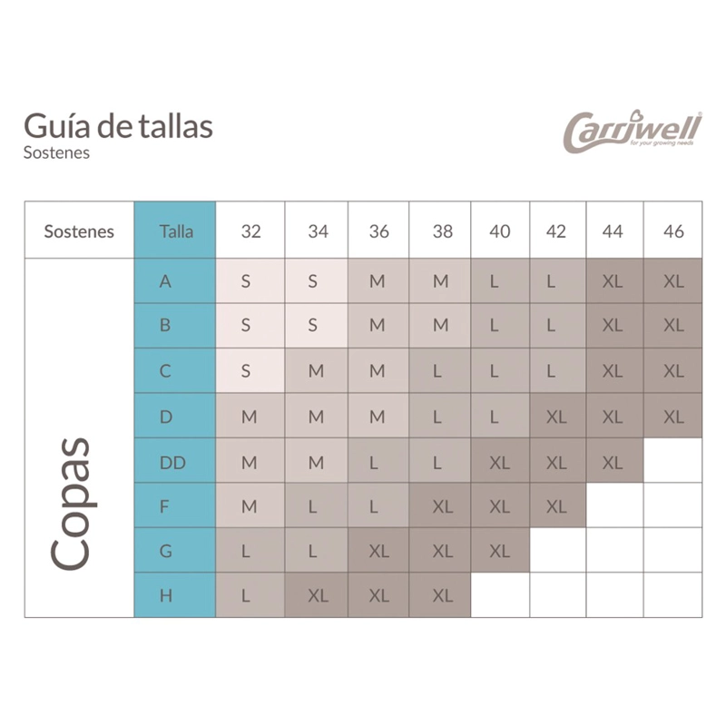 SOSTÉN LACTANCIA MUJER CARRIWELL CW305 SEAMLESS BEIGE - 4
