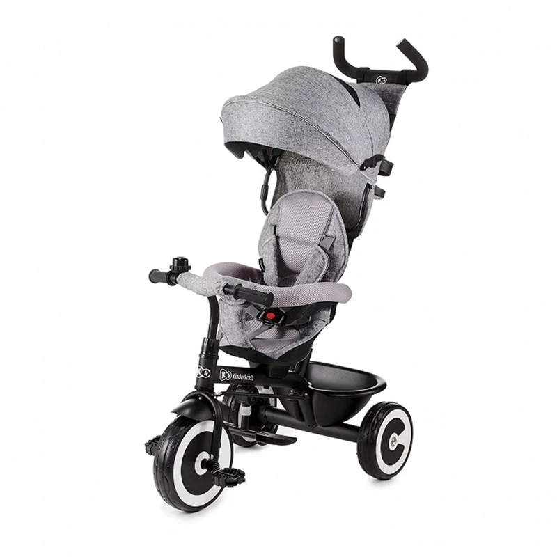 TRICICLO KINDERKRAFT ASTON ARO 10 GRIS - 1