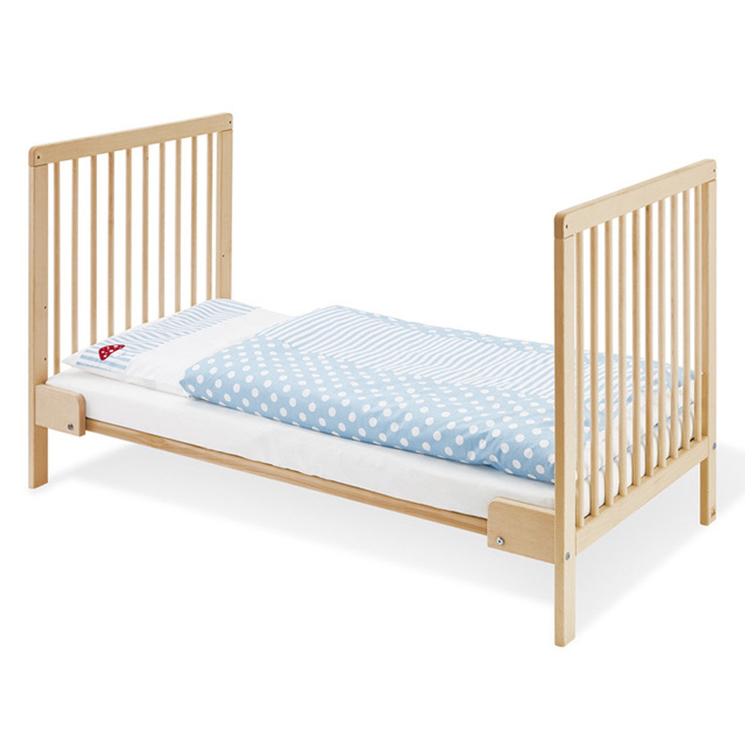 CUNA PINOLINO HANNA MADERA BEIGE 70X140+COLCHÓN - 2
