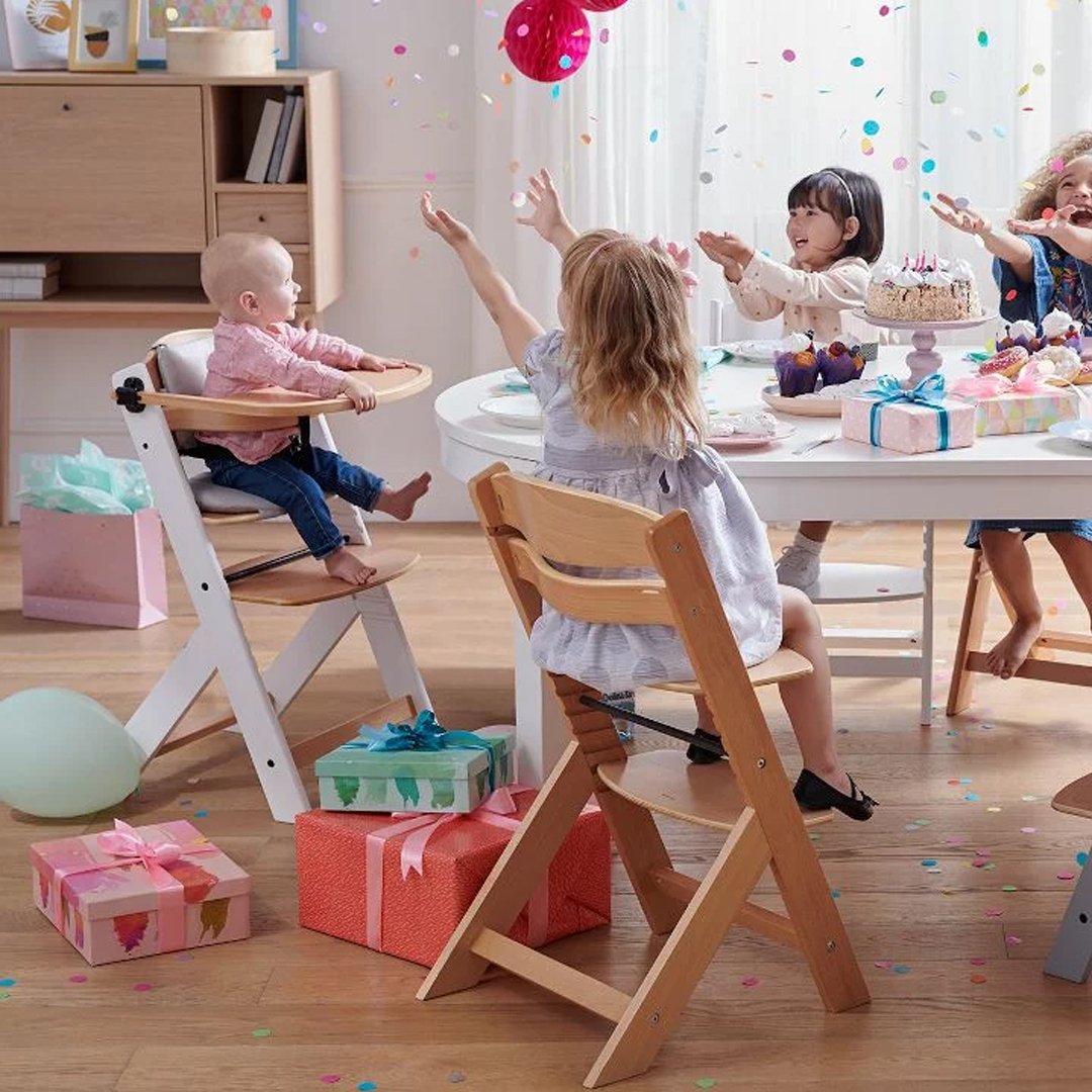 SILLA COMER KINDERKRAFT ENOCK WHITE BLANCO - 6