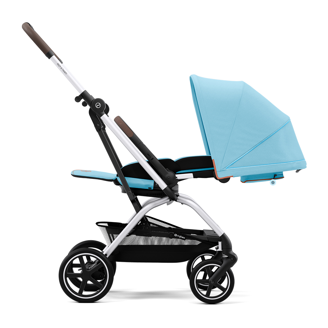 COCHE CYBEX CBX522001117 COMPACTO EEZY S TWIST PLUS SLV BEACH BLUE CELESTE - 4