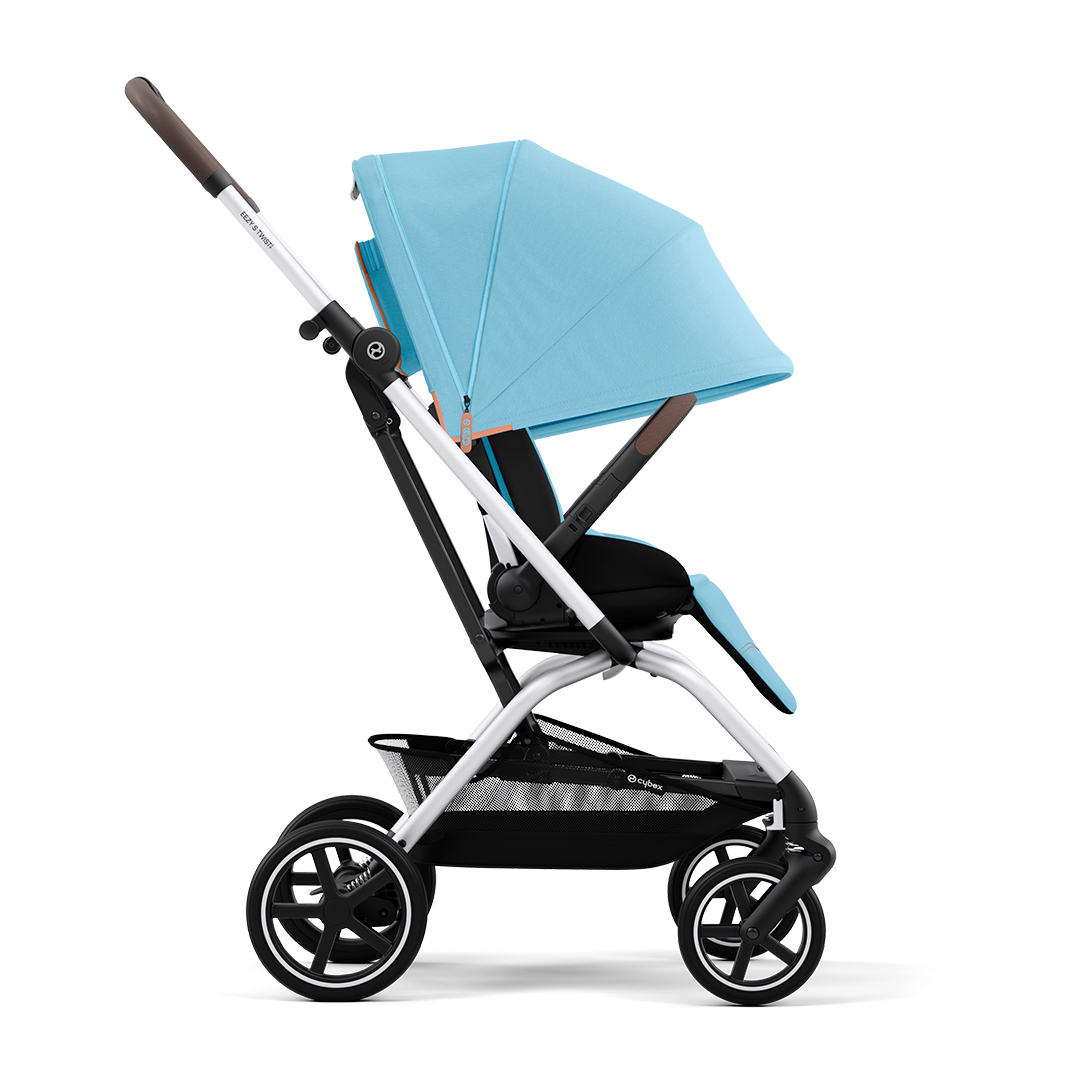 COCHE CYBEX CBX522001117 COMPACTO EEZY S TWIST PLUS SLV BEACH BLUE CELESTE - 5