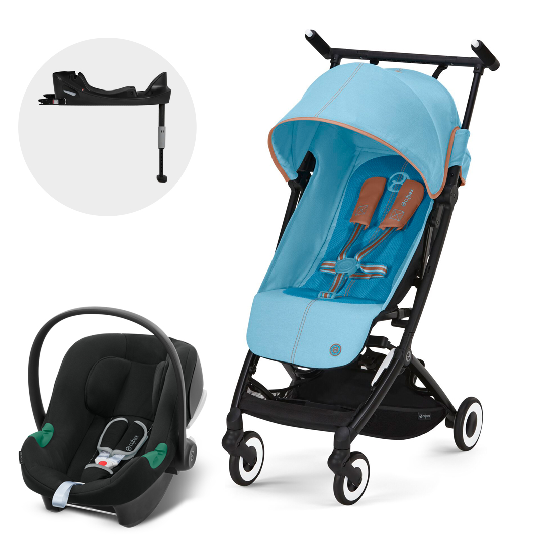 COCHE CYBEX CBX67164180084535 TRAVEL SYSTEM LIBELLE B.BLUE + ATON B2 + BASE CELESTE - 1