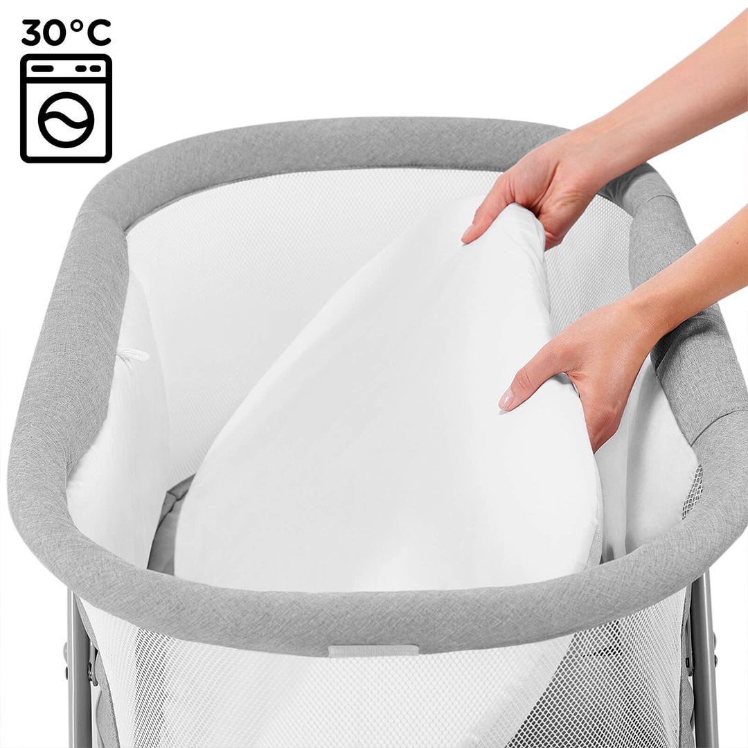 CUNA KINDERKRAFT LOVI ACERO GRIS - 5