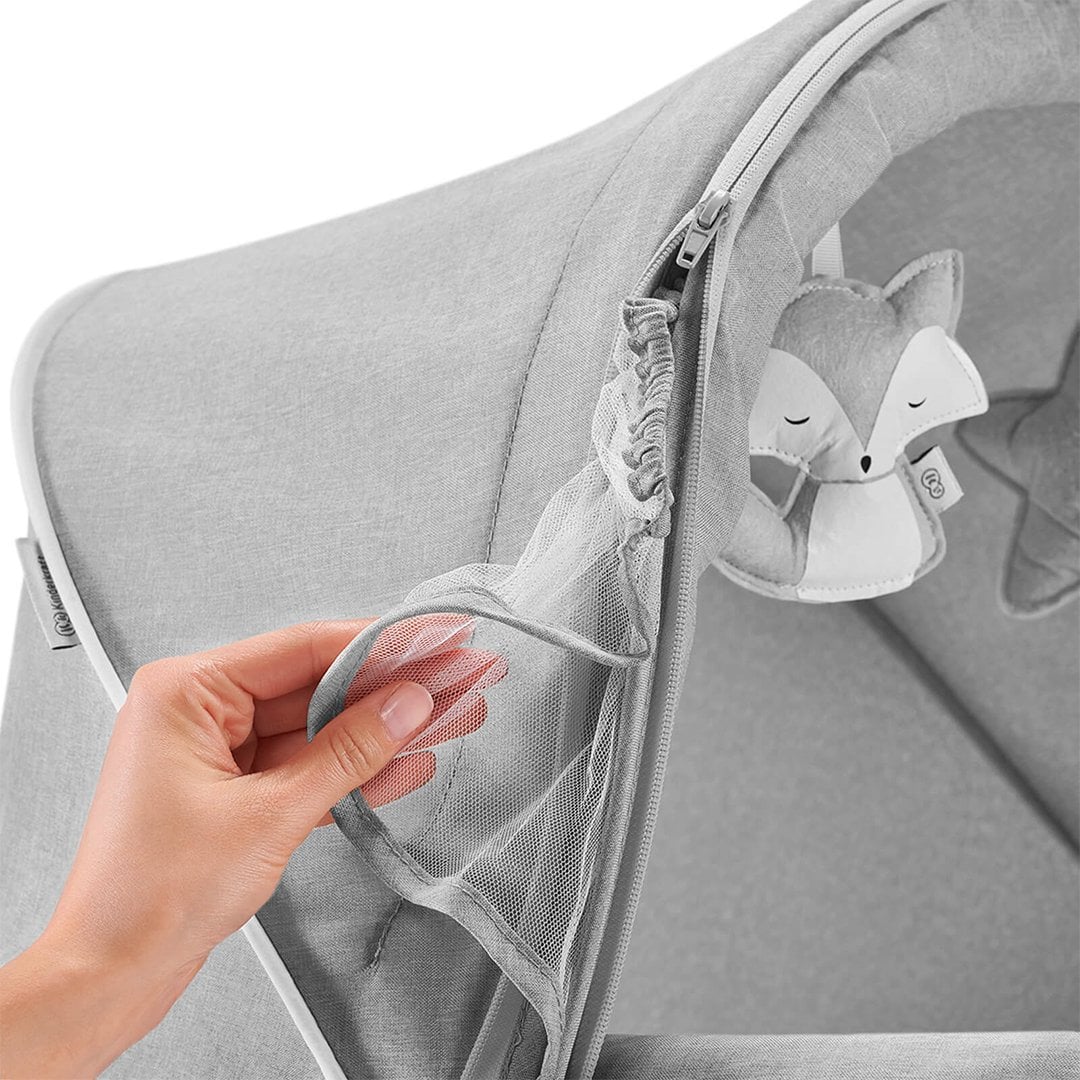 CUNA KINDERKRAFT LOVI ACERO GRIS - 8