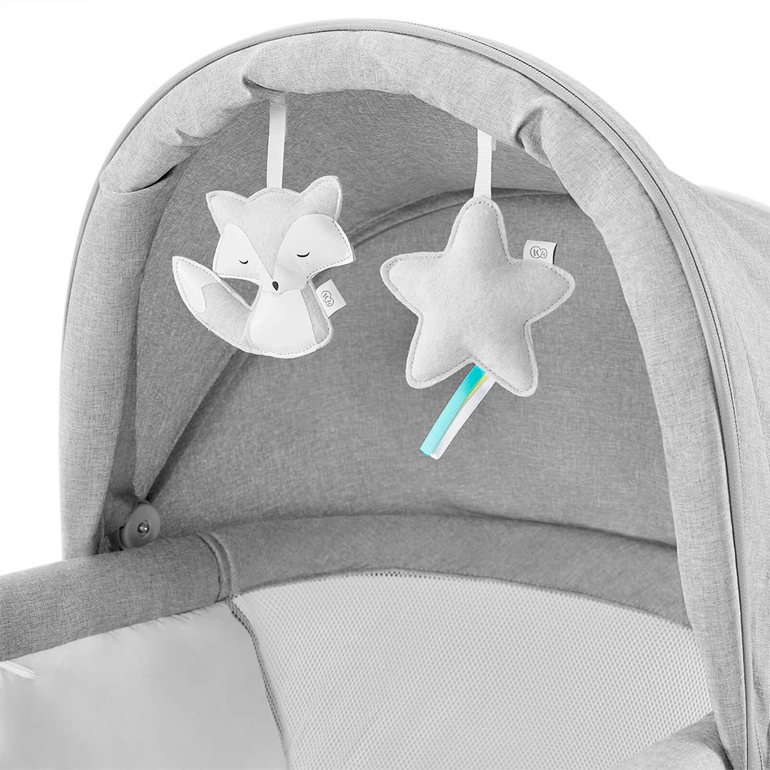 CUNA KINDERKRAFT LOVI ACERO GRIS - 9