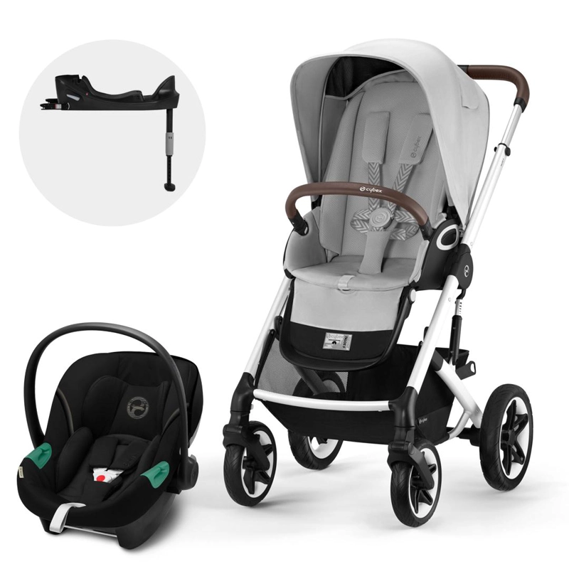 COCHE TRAVEL SYSTEM TALOS S LUX 2.0 SLV L. GREY + ATON S2 - 1