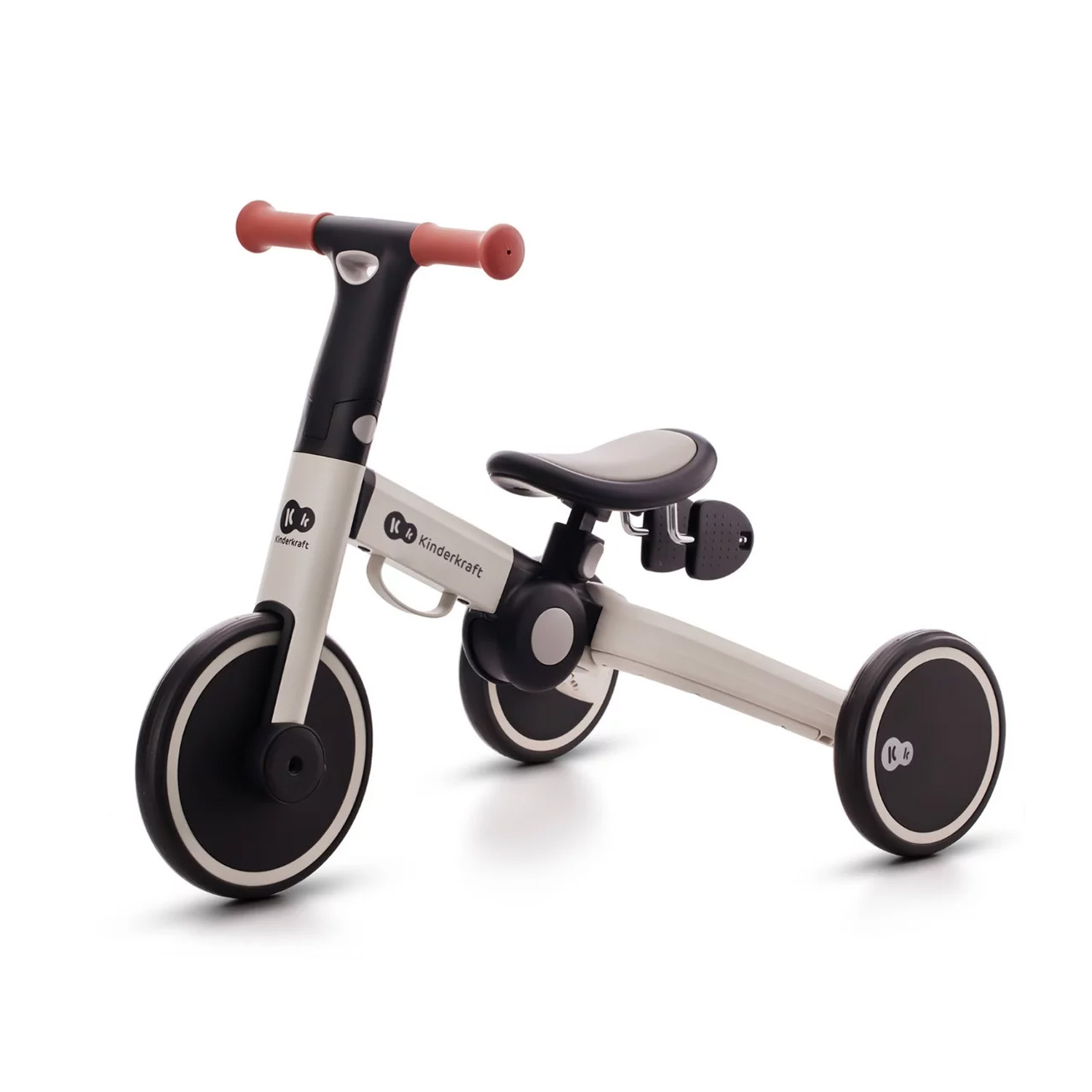 TRICICLO KINDERKRAFT 4TRIKE ARO 10 SILVER GREY - 1
