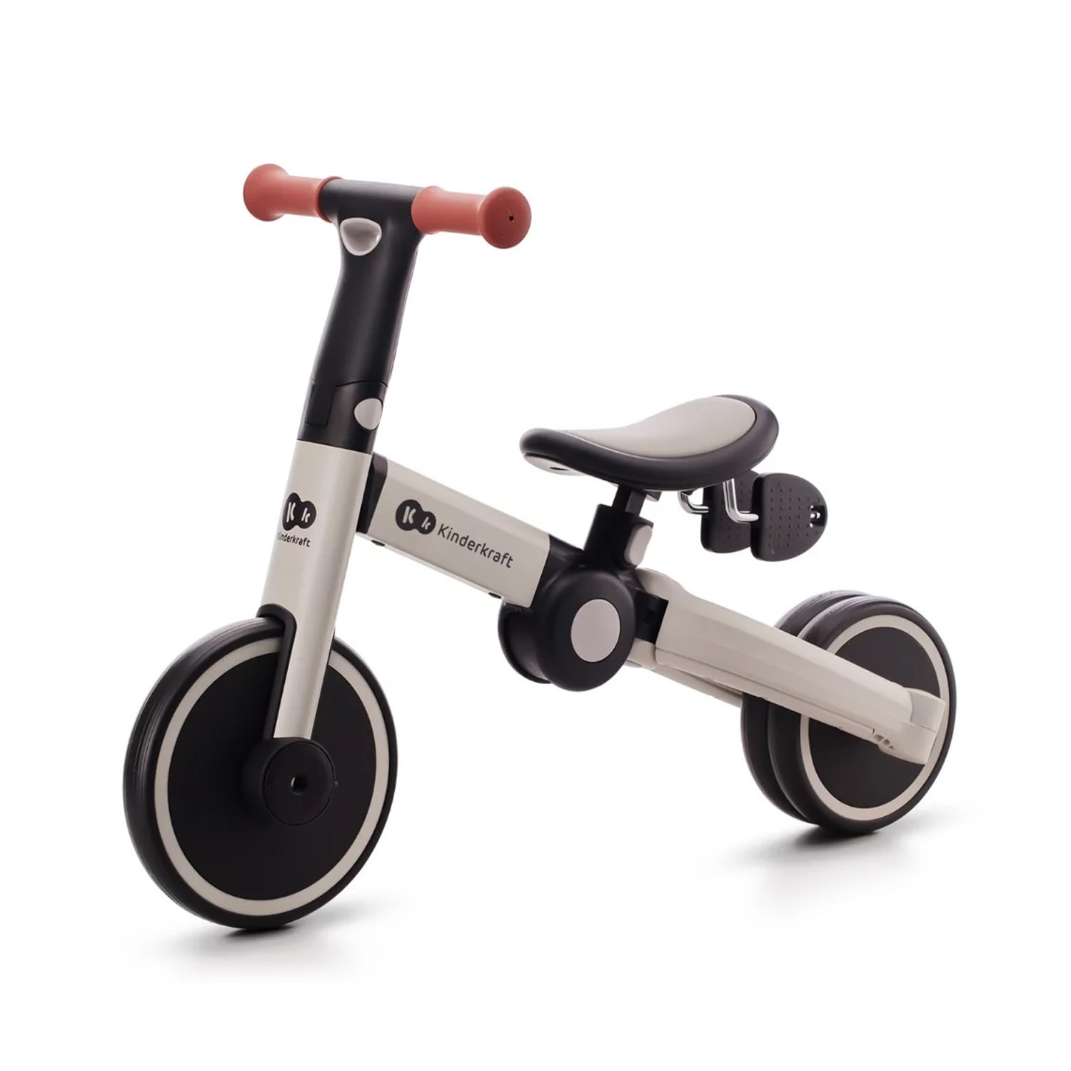 TRICICLO KINDERKRAFT 4TRIKE ARO 10 SILVER GREY - 2