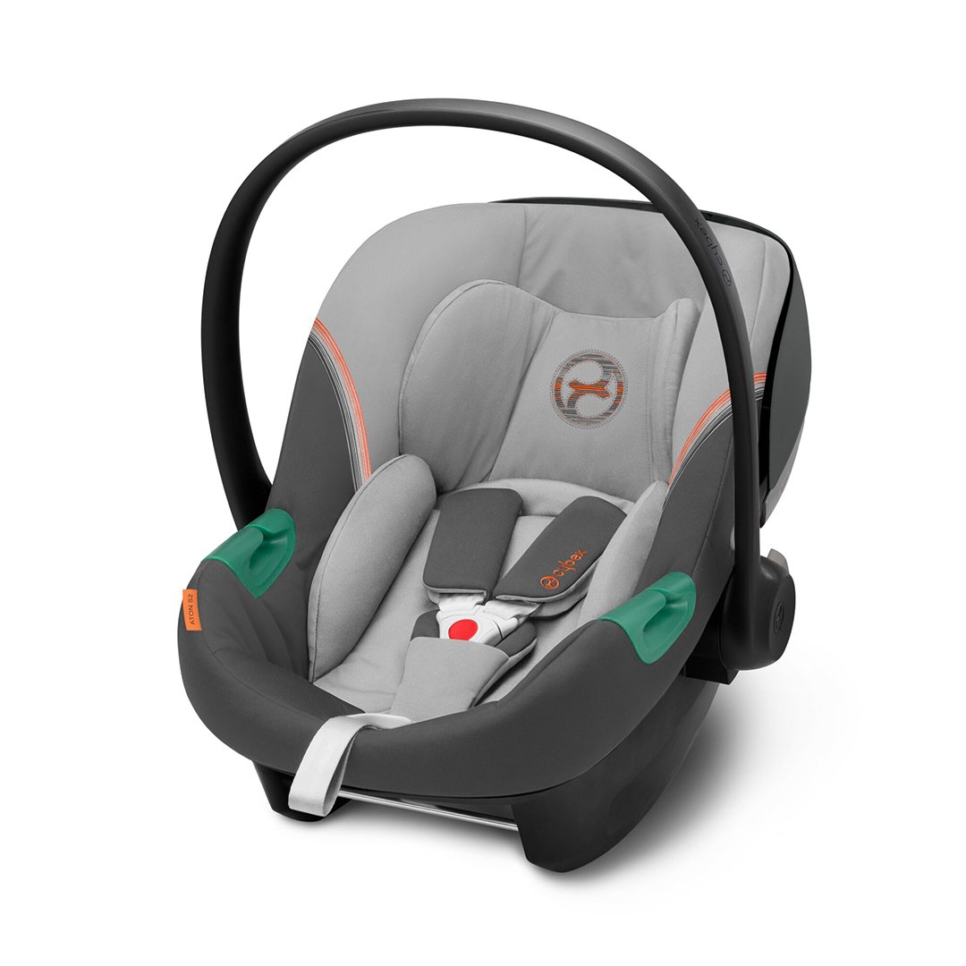COCHE CYBEX TRAVEL SYSTEM BEEZY BLK GREY + ATON S2 + BASE GRIS - 2