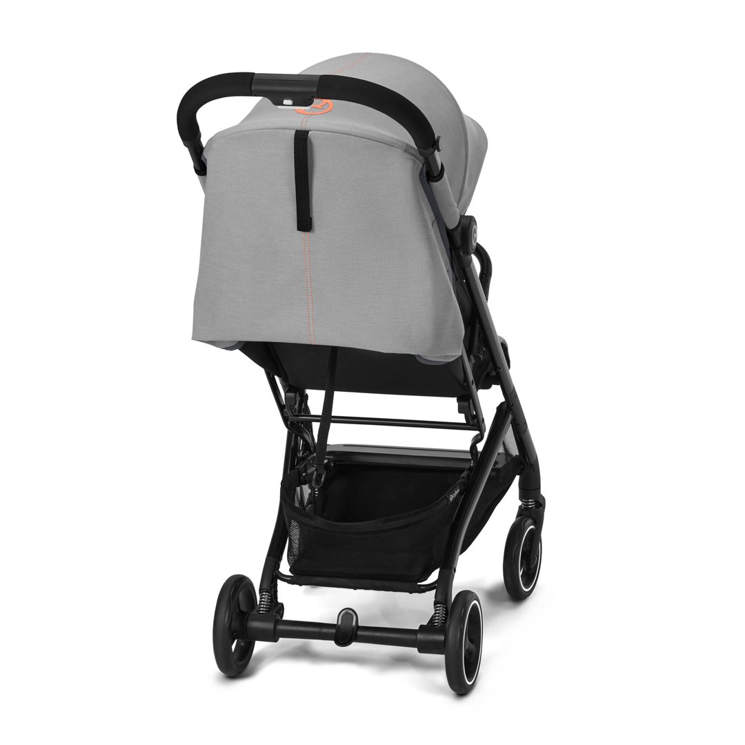 COCHE CYBEX TRAVEL SYSTEM BEEZY BLK GREY + ATON S2 + BASE GRIS - 8