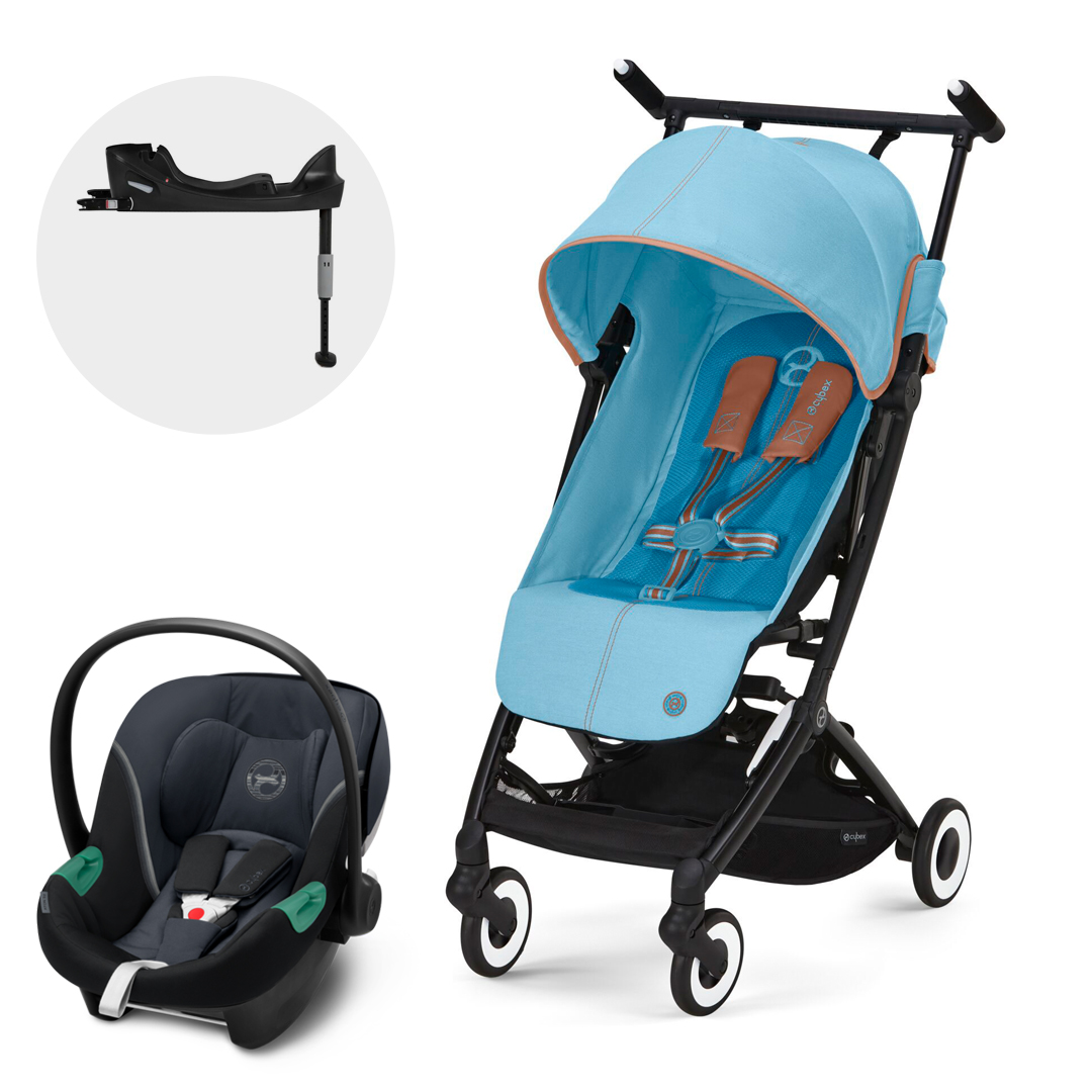 COCHE CYBEX LIBATON5 TRAVEL SYSTEM LIBELLE BB + ATON S2 + BASE CELESTE - 1