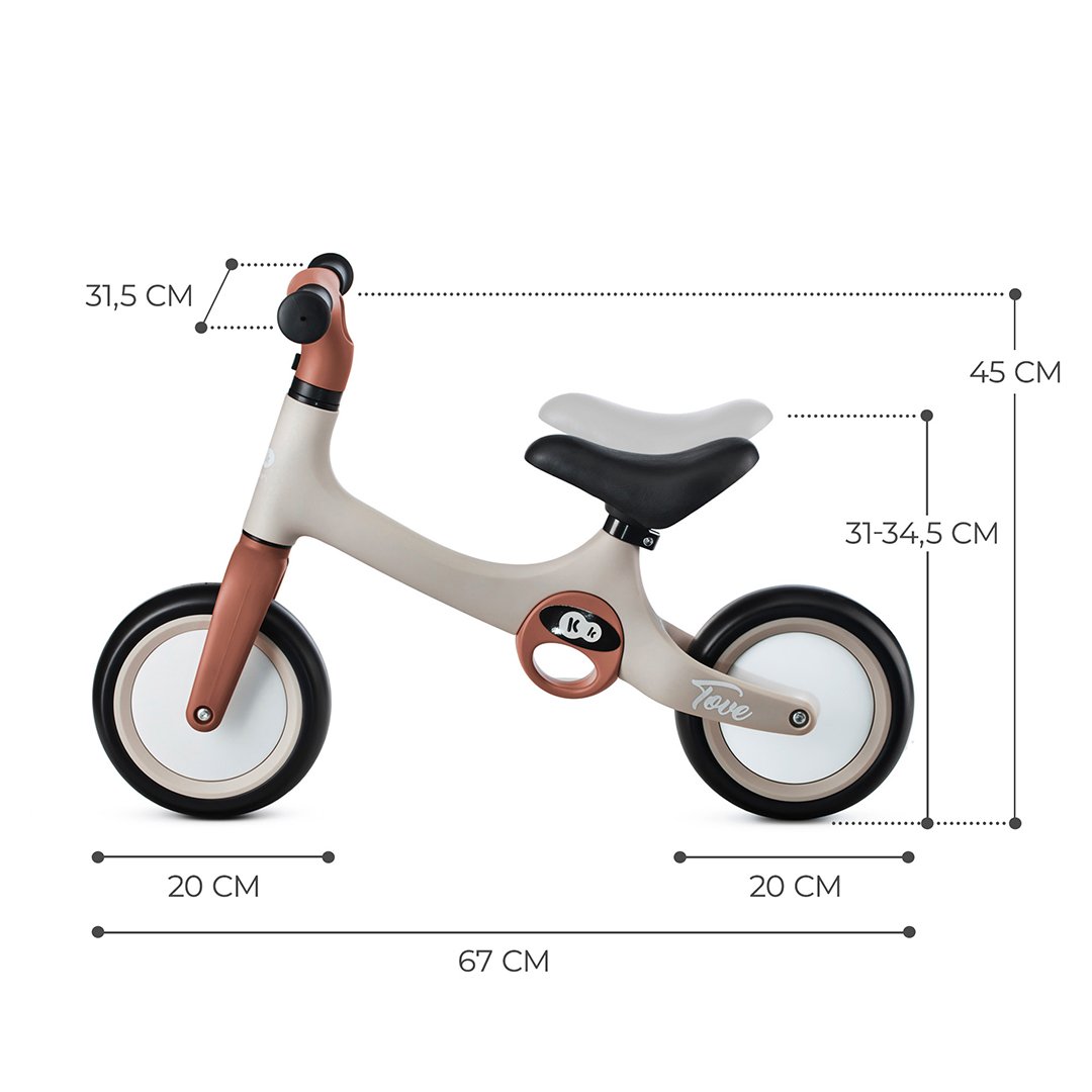 BICICLETA DE BALANCE TOVE BEIGE - 7