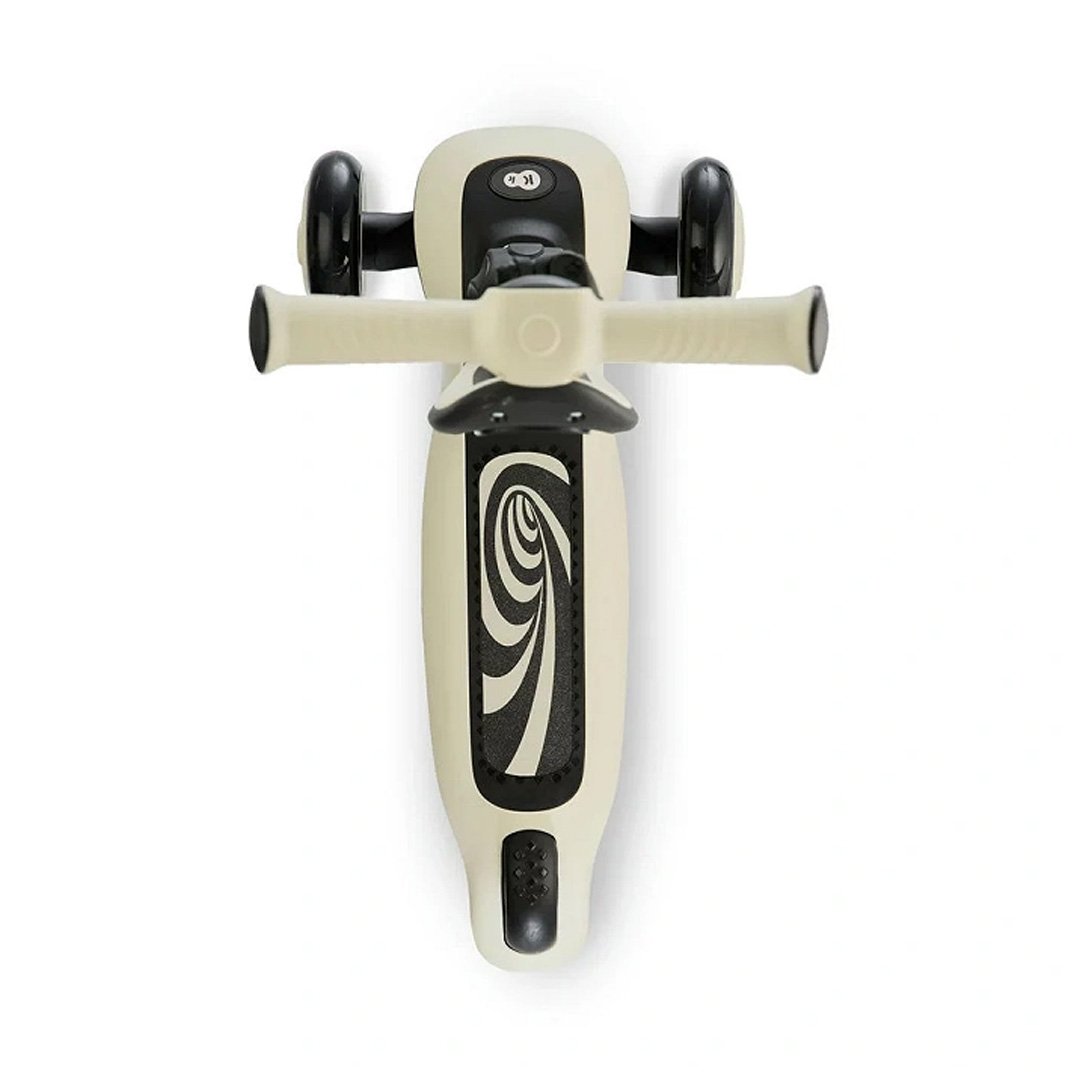 TRICICLO KINDERKRAFT ARO 10 MONOPATIN 2EN1 HALLEY STONE WHITE - 4