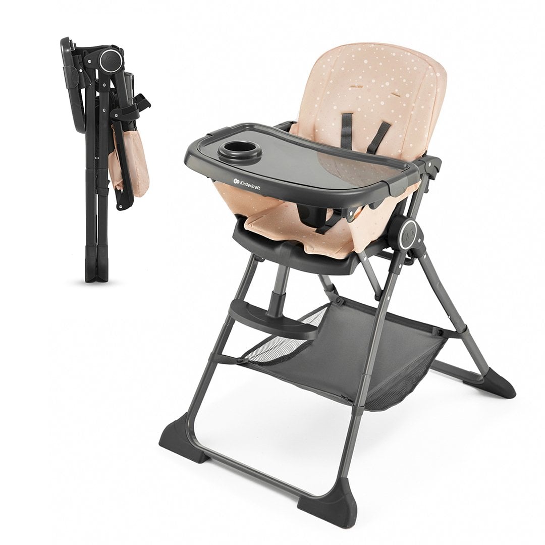 SILLA DE COMER PLEGABLE FOLDEE ROSA - 1