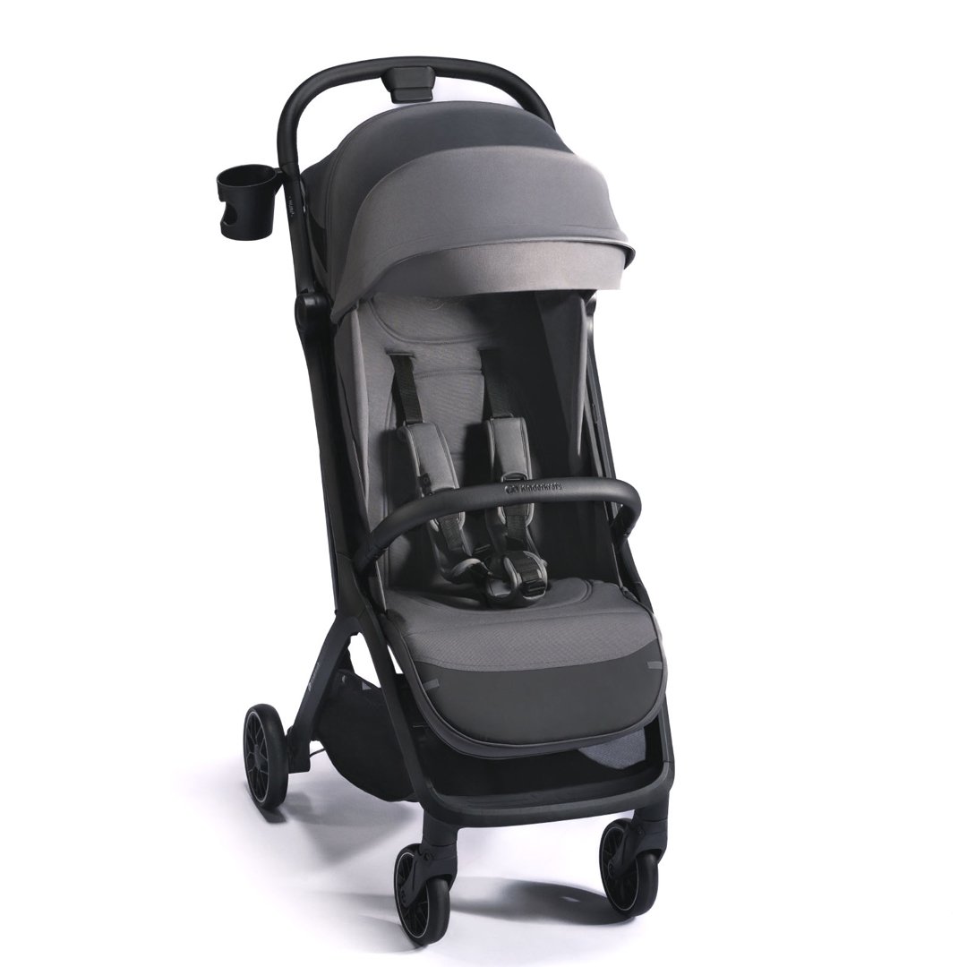 COCHE KINDERKRAFT COMPACTO NUBI2 GRIS - 1