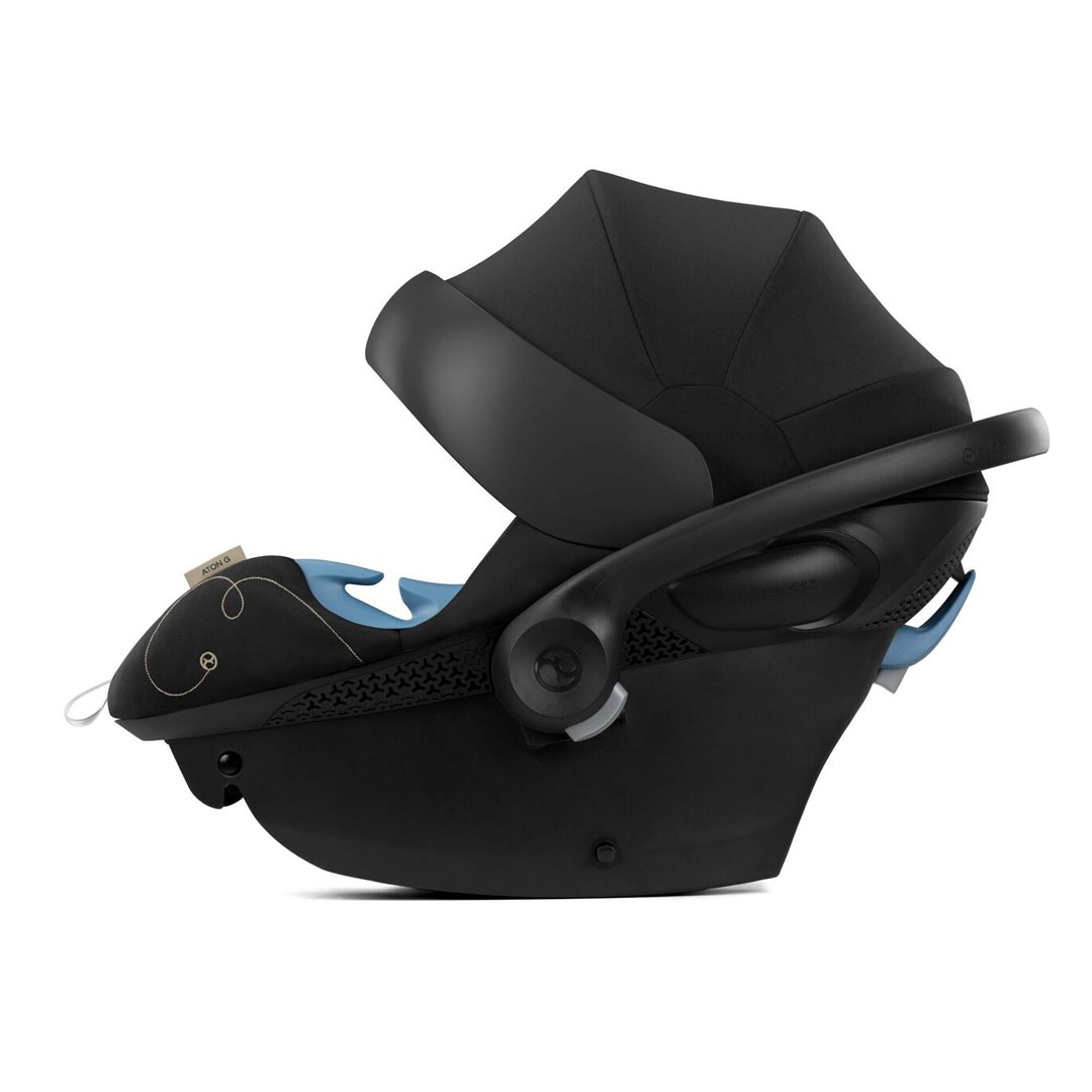 SILLA AUTO CYBEX NIDO ATON G US MOON BLACK + BASE G NEGRO - 5