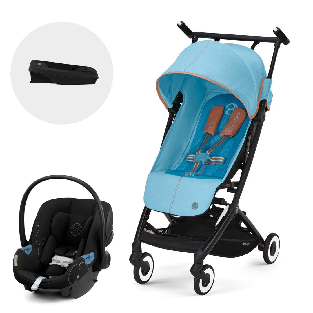 COCHE CYBEX TRAVEL SYSTEM LIBELLE BB + ATON G + BASE CELESTE - 1