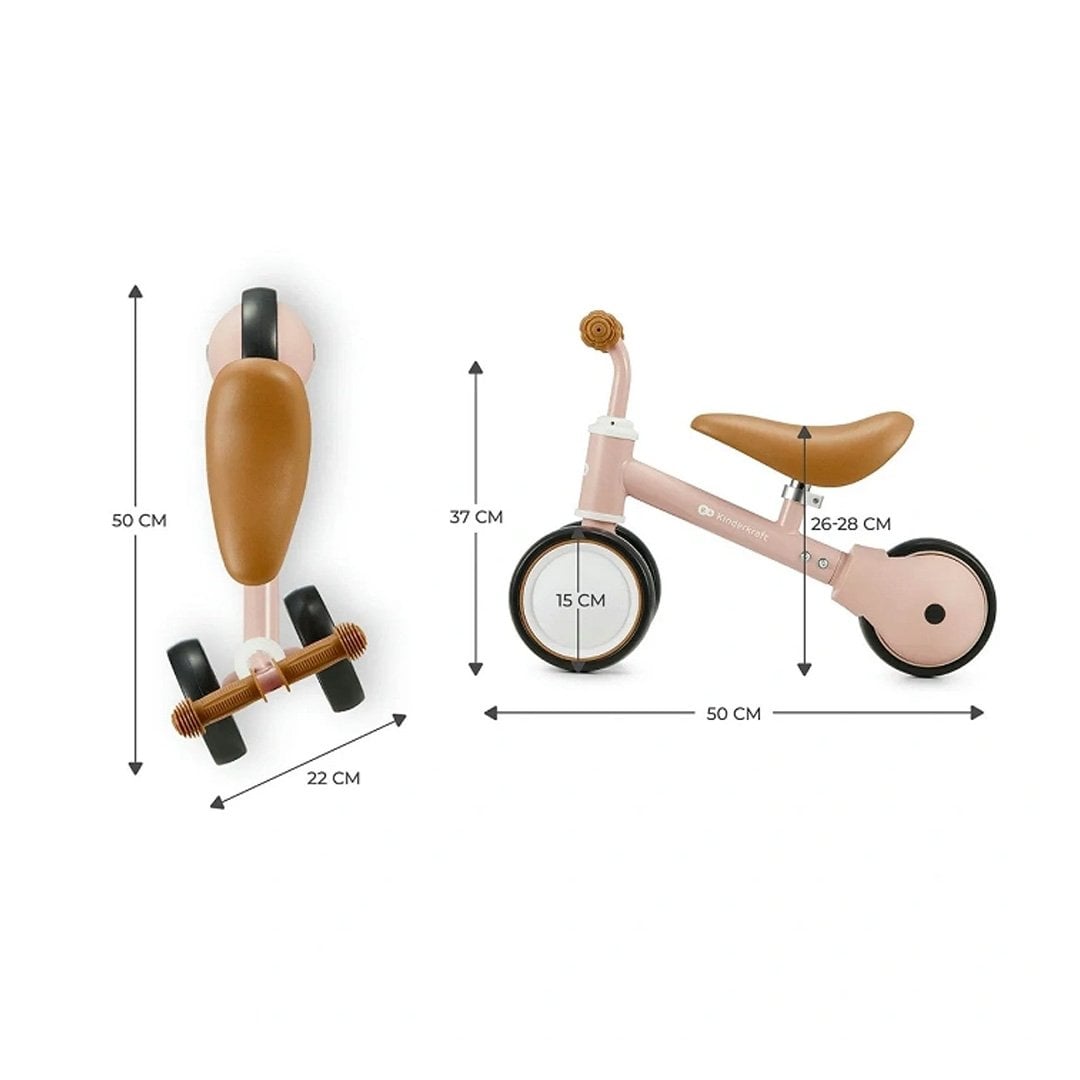 BICICLETA BALANCE CUTIE LIGHT PINK - 5