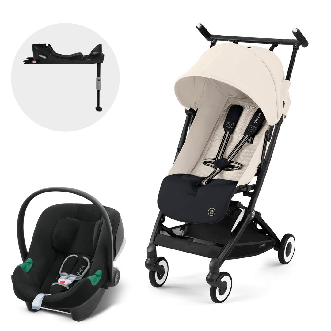 COCHE CYBEX TRAVEL SYSTEM LIBELLE CW + ATON B2 + BASE BEIGE - 1