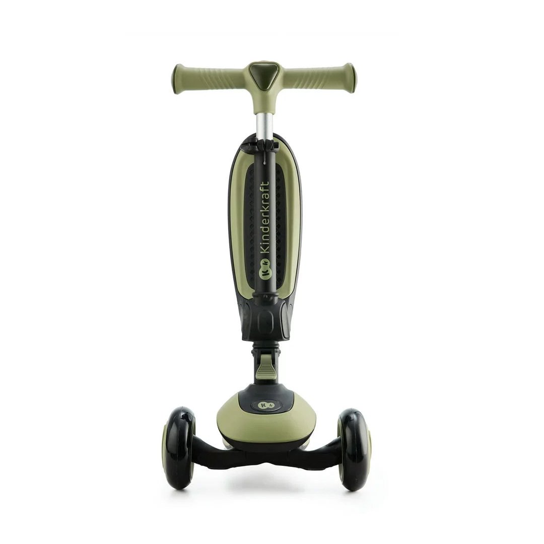 TRICICLO KINDERKRAFT ARO 10 MONOPATIN 2 EN 1 HALLEY LEAF GREEN - 2
