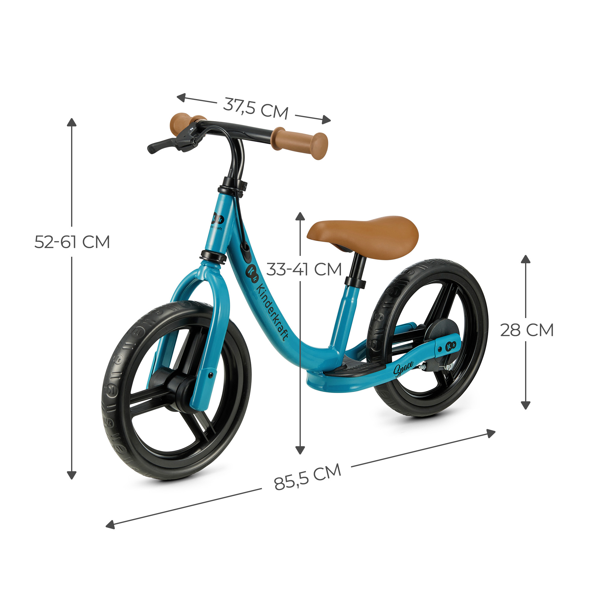 BICICLETA DE BALANCE SPACE DEEP BLUE - AZUL - 7
