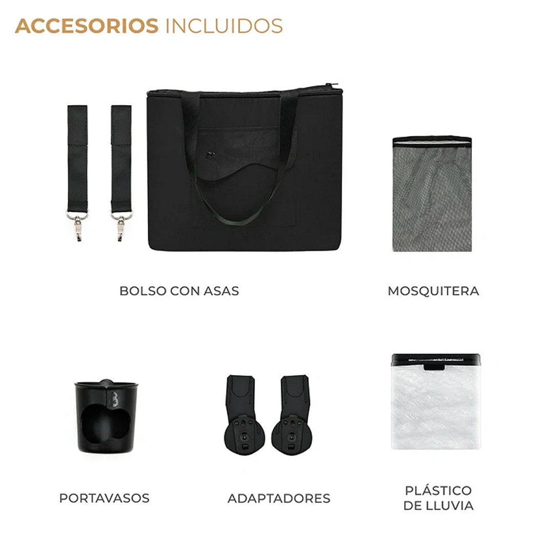 COCHE DE PASEO YOXI PURE BLACK - NEGRO - 5