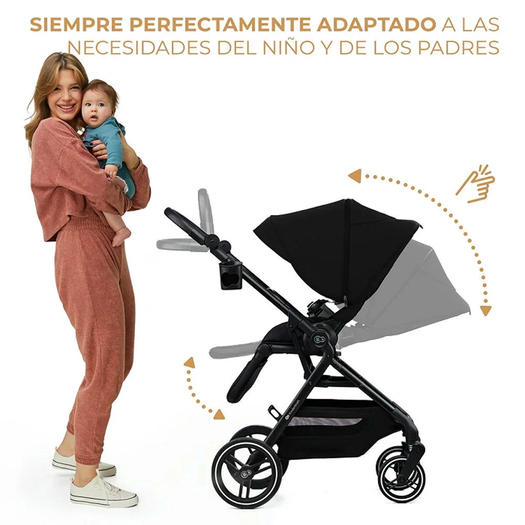 COCHE DE PASEO YOXI PURE BLACK - NEGRO - 7