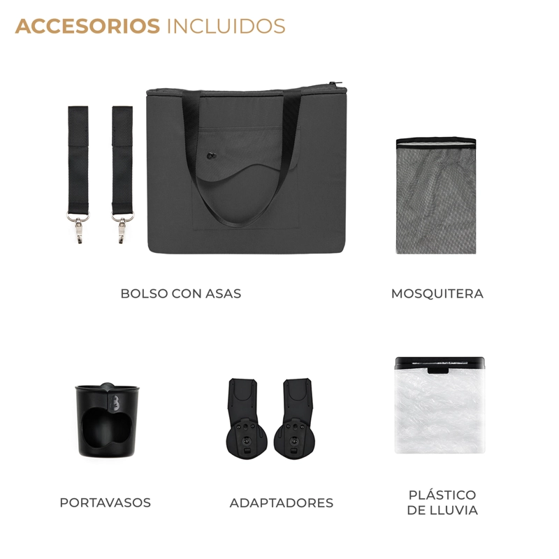 TRAVEL SYSTEM YOXI 3 EN 1 GRIS - 4