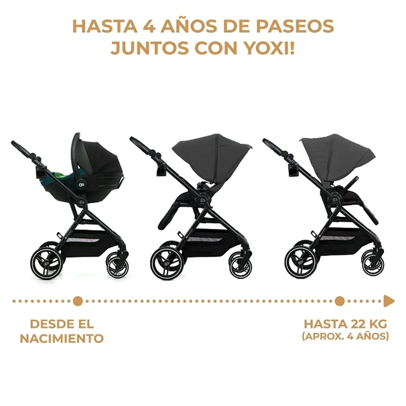 TRAVEL SYSTEM YOXI 3 EN 1 NEGRO - 6