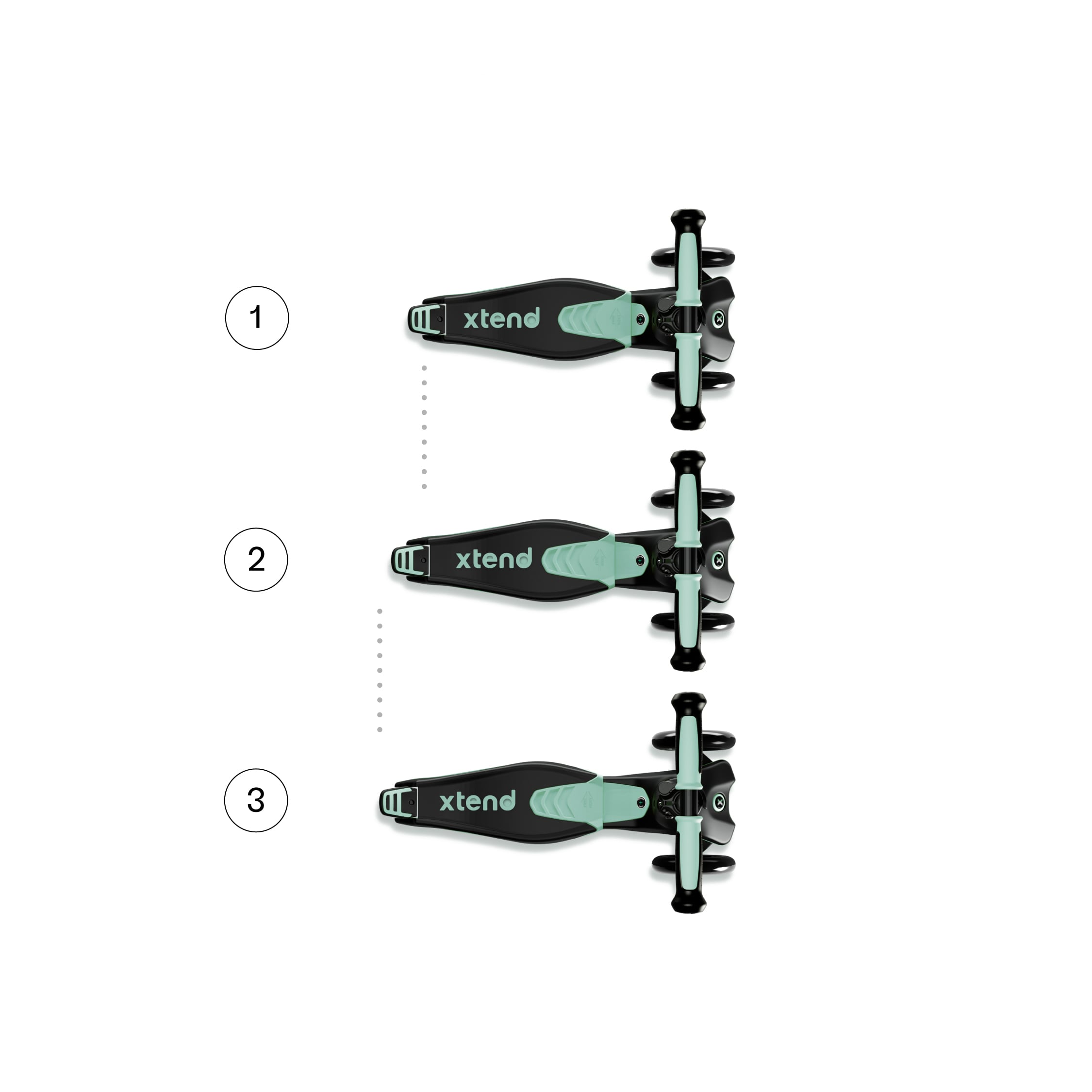 XTEND RIDE-ON 3 EN 1 VERDE CLARO - 4