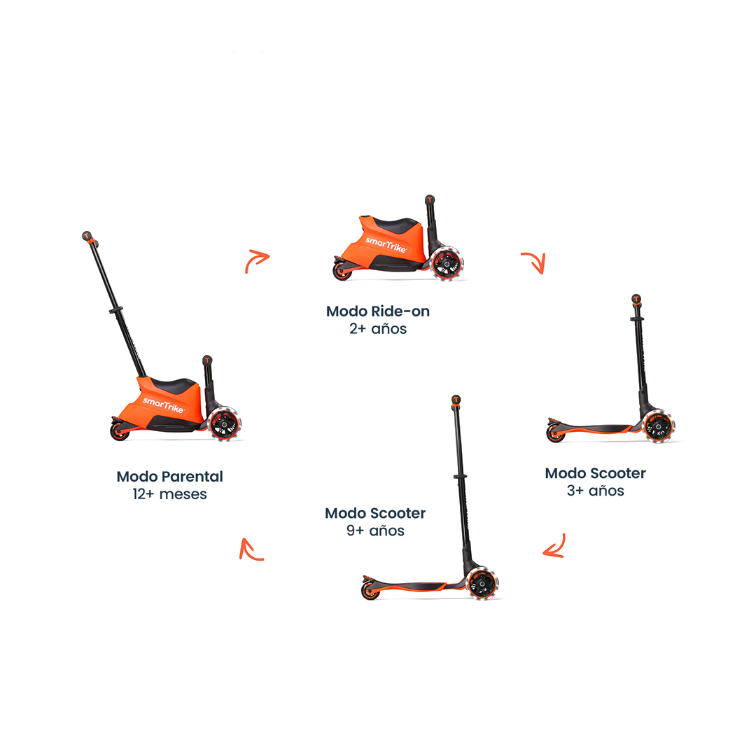 XTEND RIDE-ON 3 EN 1 NARANJO - 3