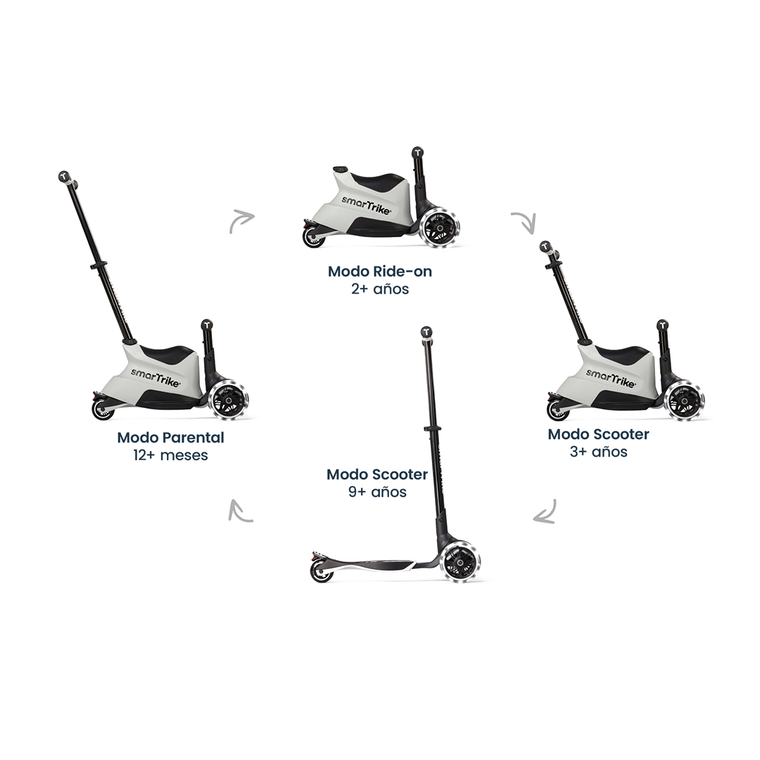 XTEND RIDE-ON 3 EN 1 GRIS CLARO - 3