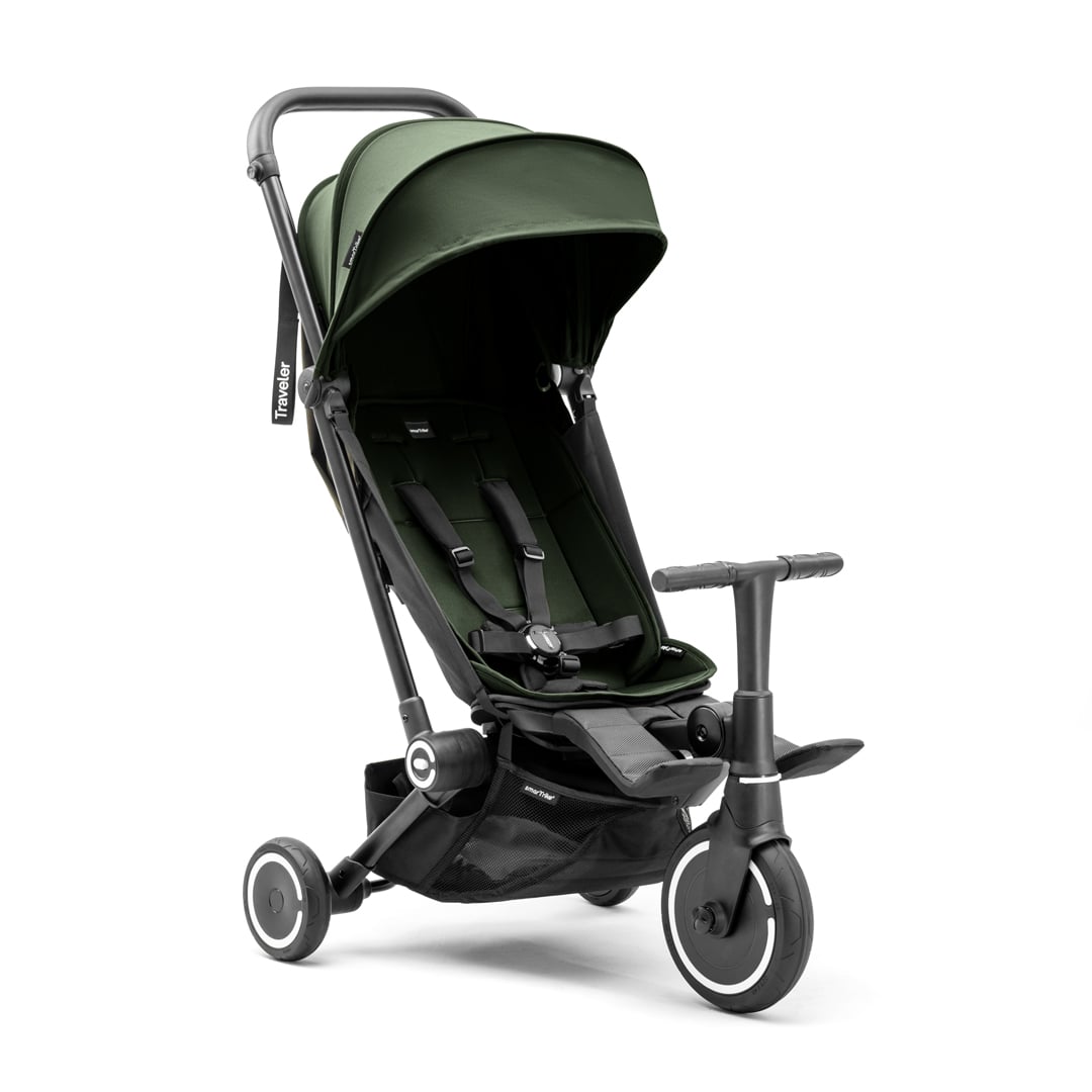 COCHE TRICICLO TRAVELER VERDE - 1