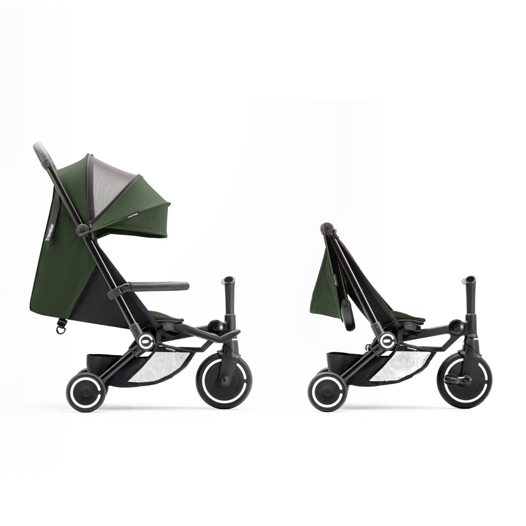 COCHE TRICICLO TRAVELER VERDE - 3