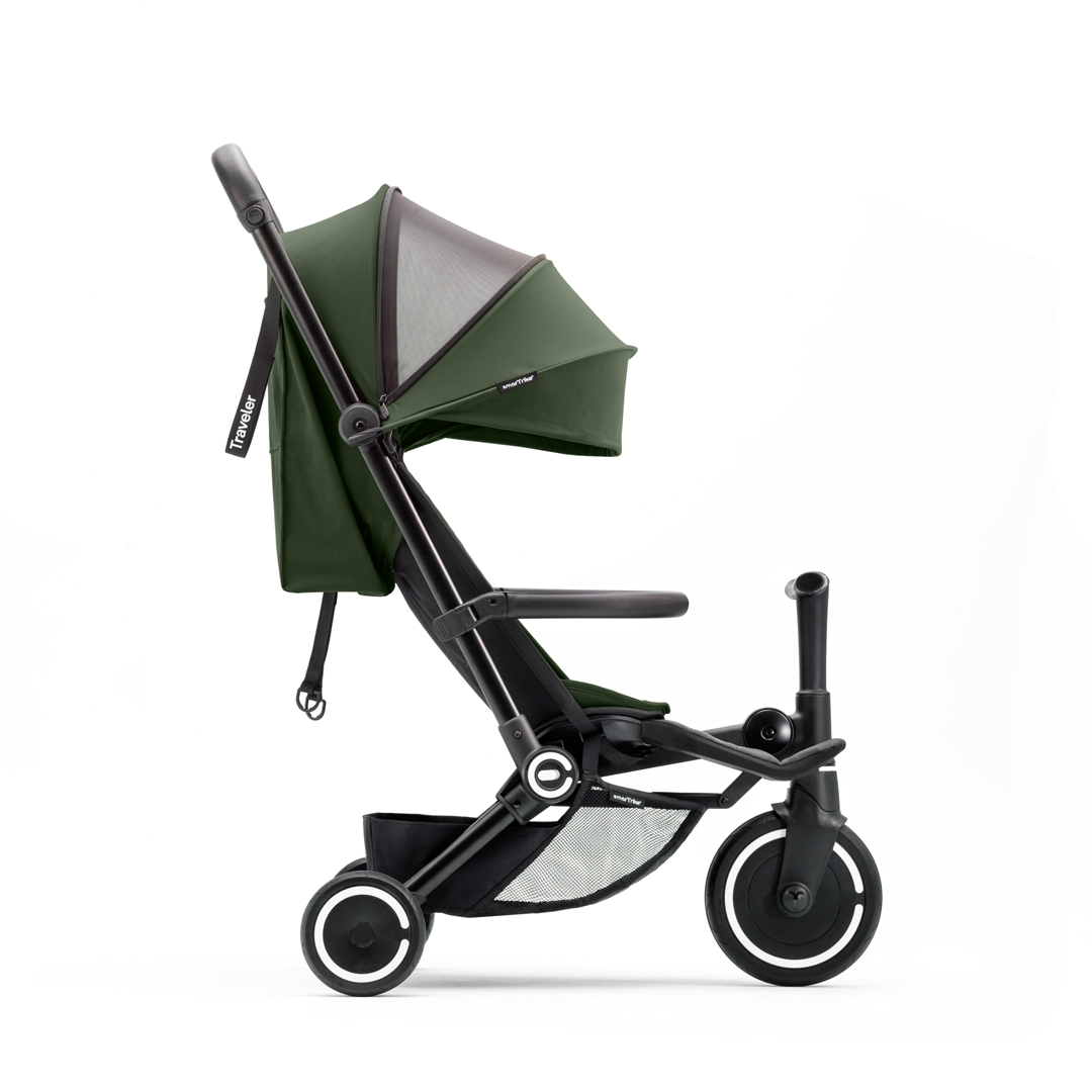 COCHE TRICICLO TRAVELER VERDE - 4