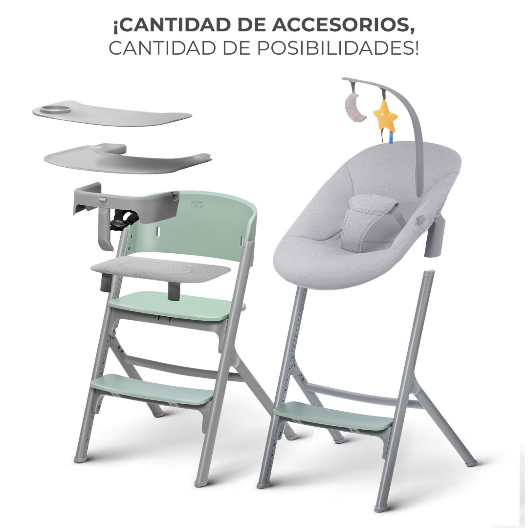 SILLA DE COMER 4 EN 1: LIVY + CALMEE - OLIVE - 4