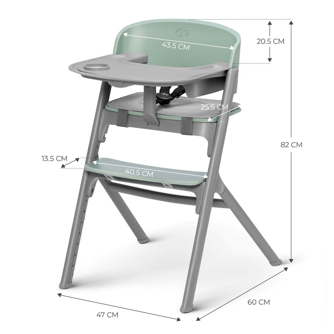 SILLA DE COMER 4 EN 1: LIVY + CALMEE - OLIVE - 6