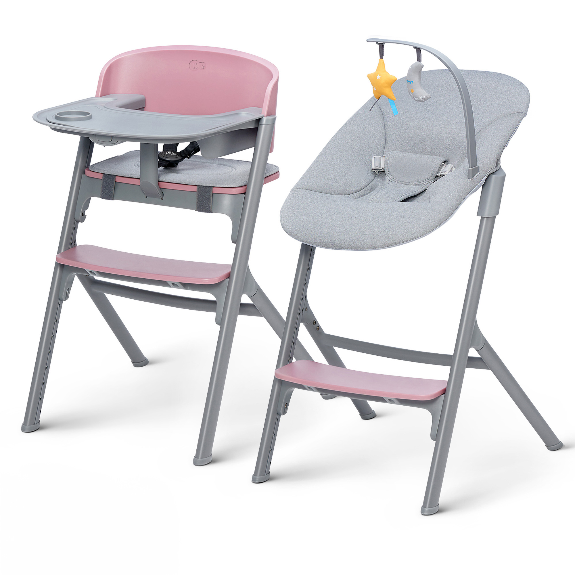 SILLA DE COMER 4 EN 1: LIVY + CALMEE - PINK - 1