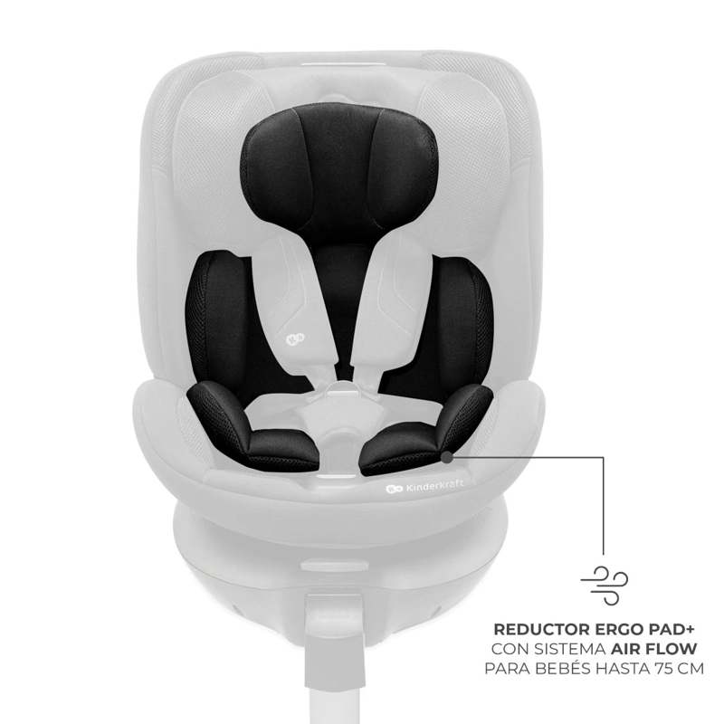 SILLA DE AUTO CONVERTIBLE XRIDER 2 I-SIZE NEGRO - 8