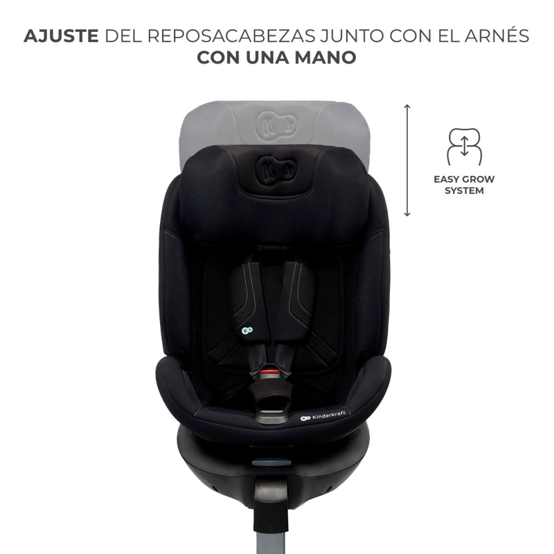 SILLA DE AUTO CONVERTIBLE XRIDER 2 I-SIZE NEGRO - 9