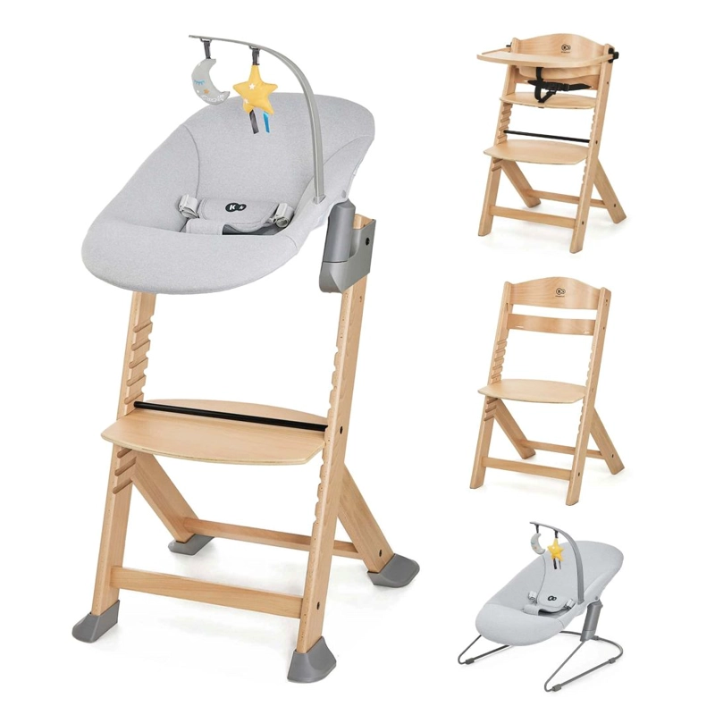 SILLA DE COMER 4 EN 1: ENOCK + CALMEE WOODEN - 1