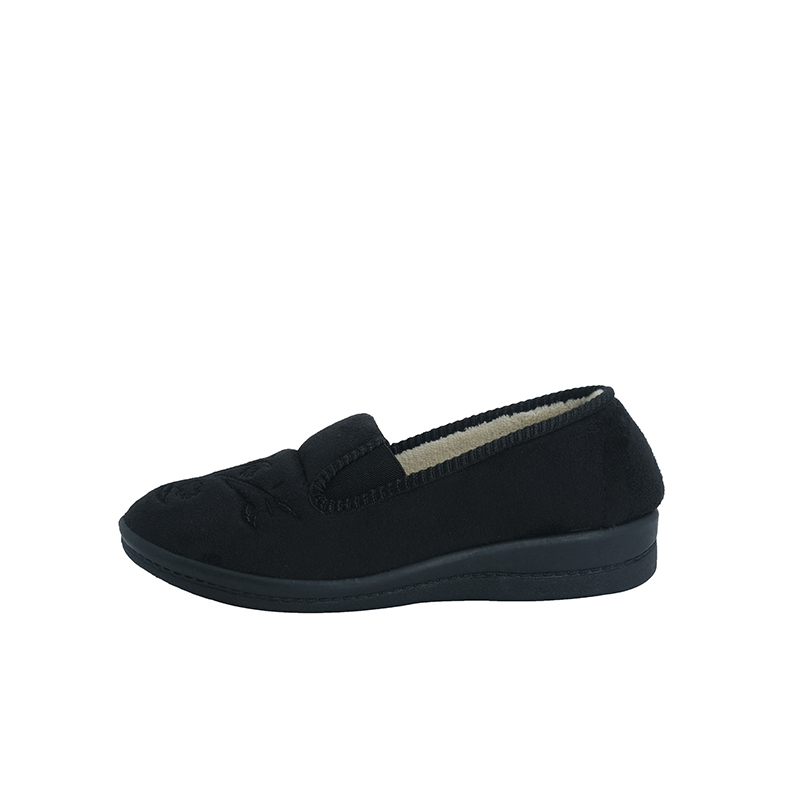 MOCASINES MUJER PASSER TEXTIL NEGRO SHANGAI - 2